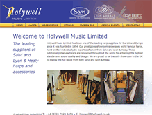 Tablet Screenshot of holywell.co.uk